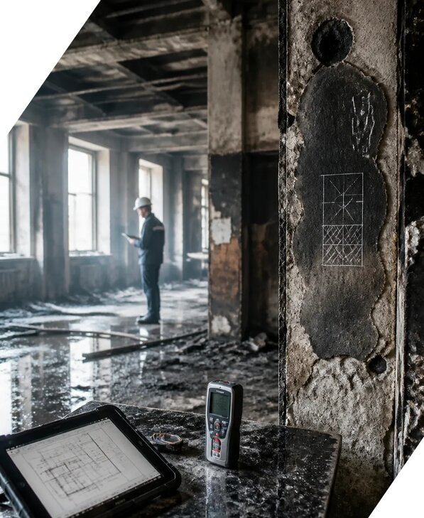 Обследование зданий после пожара в Армавире от 15197 р. | ЭкспертизаРоссия