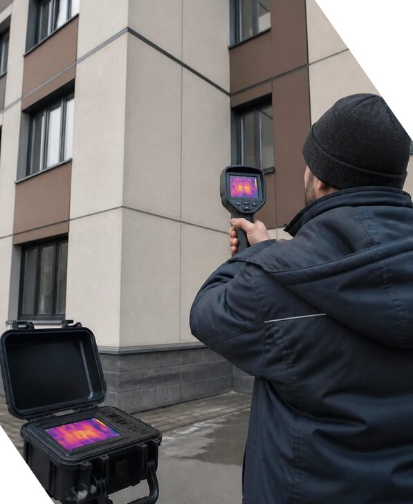 Тепловизионное обследование зданий и сооружений в Армавире
