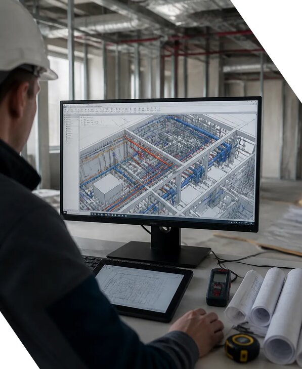 Создание BIM модели инженерных сетей для объектов в Армавире